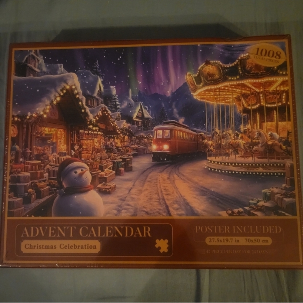 Christmas Celebration Advent Calendar Puzzle..